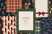 100 Elegant Christmas Backgrounds, a Background Graphic by PeDe Designs (Thumbnail 6 of 17)