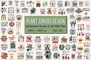 Plant Lovers Design Bundle, a Graphic by Pet Cave (Thumbnail 1 of 9)