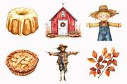 Cottagecore Fall Clipart, an Illustration by Design Market (Thumbnail 5 of 5)