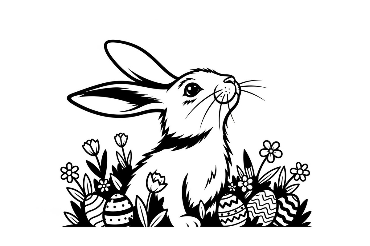 Easter Bunny Vector Bundle, an Illustration by Designs_River (Photo 5 of 51)