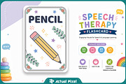 Speech Therapy Flashcard Bundle, an Education Illustration by Actual Pixel (Thumbnail 16 of 22)