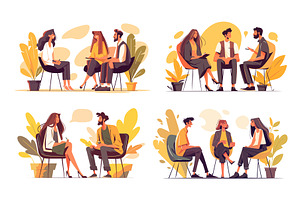 Video podcast interview. Broadcast, a Technology Illustration by Stock-Smart-Start