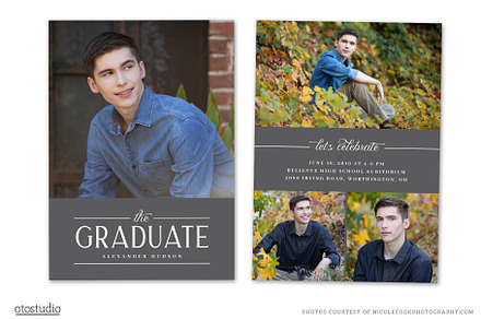 Graduation Card Template 2021 Senior, a Card Template by OtoStudio