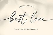 Best Love - A Romantic Font, a Script Font by MJB Letters (Thumbnail 12 of 12)