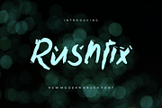 Rushfix - Font, a Handwritten Font by artchiles_design (Thumbnail 1 of 5)