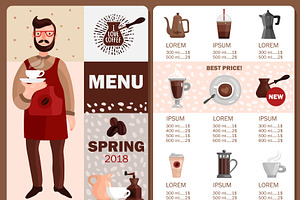 Coffee Production Menu