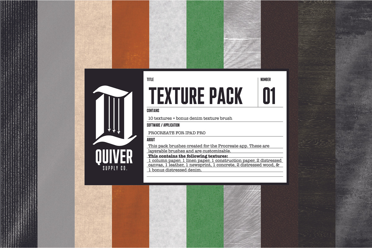 Procreate Texture Brush Pack 01