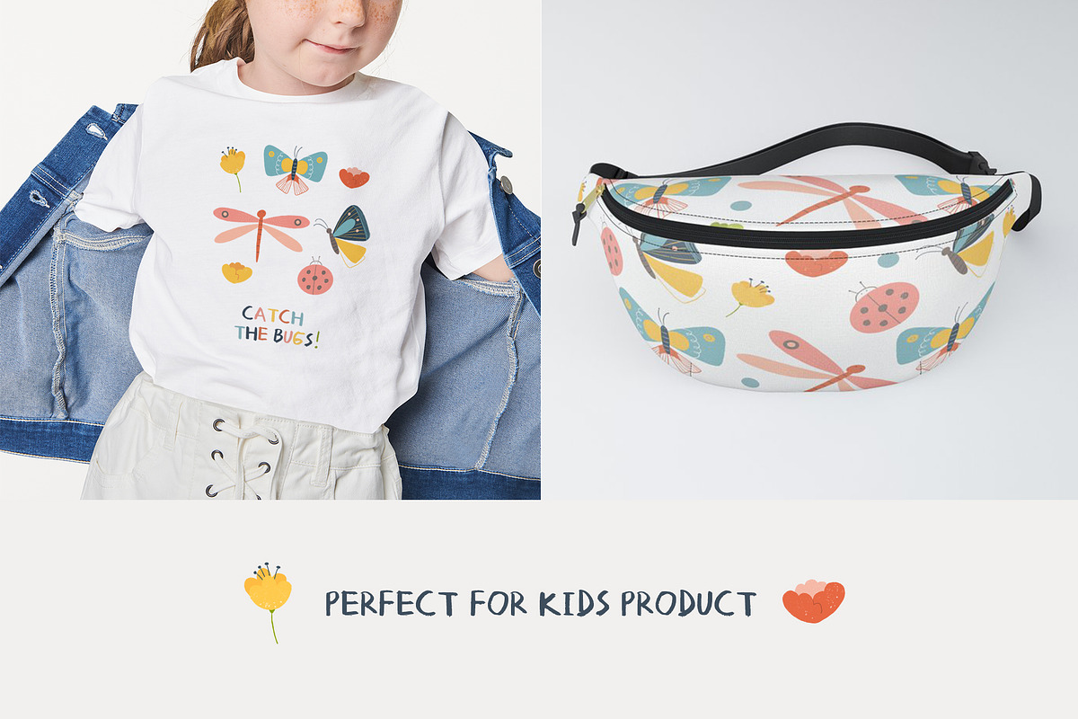 Cute Spring Bugs, a Pattern Graphic by Petit Citizen Design (Photo 5 of 6)