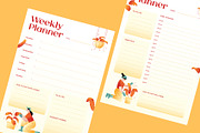 Creative Daily Weekly Planner, a Stationery Template by Neermana (Thumbnail 2 of 4)