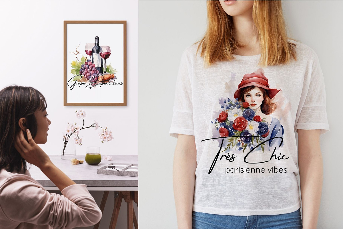 French Vibes Collection, an Object Illustration by Anna Design Studio (Photo 9 of 14)