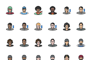 Diversity Avatars v2 - Volume 5, an Icon by Iconify.it (Thumbnail 2 of 9)