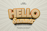 Text Effect Hello Summer, a Layer Style Add-On by Navy Graphic (Thumbnail 1 of 2)