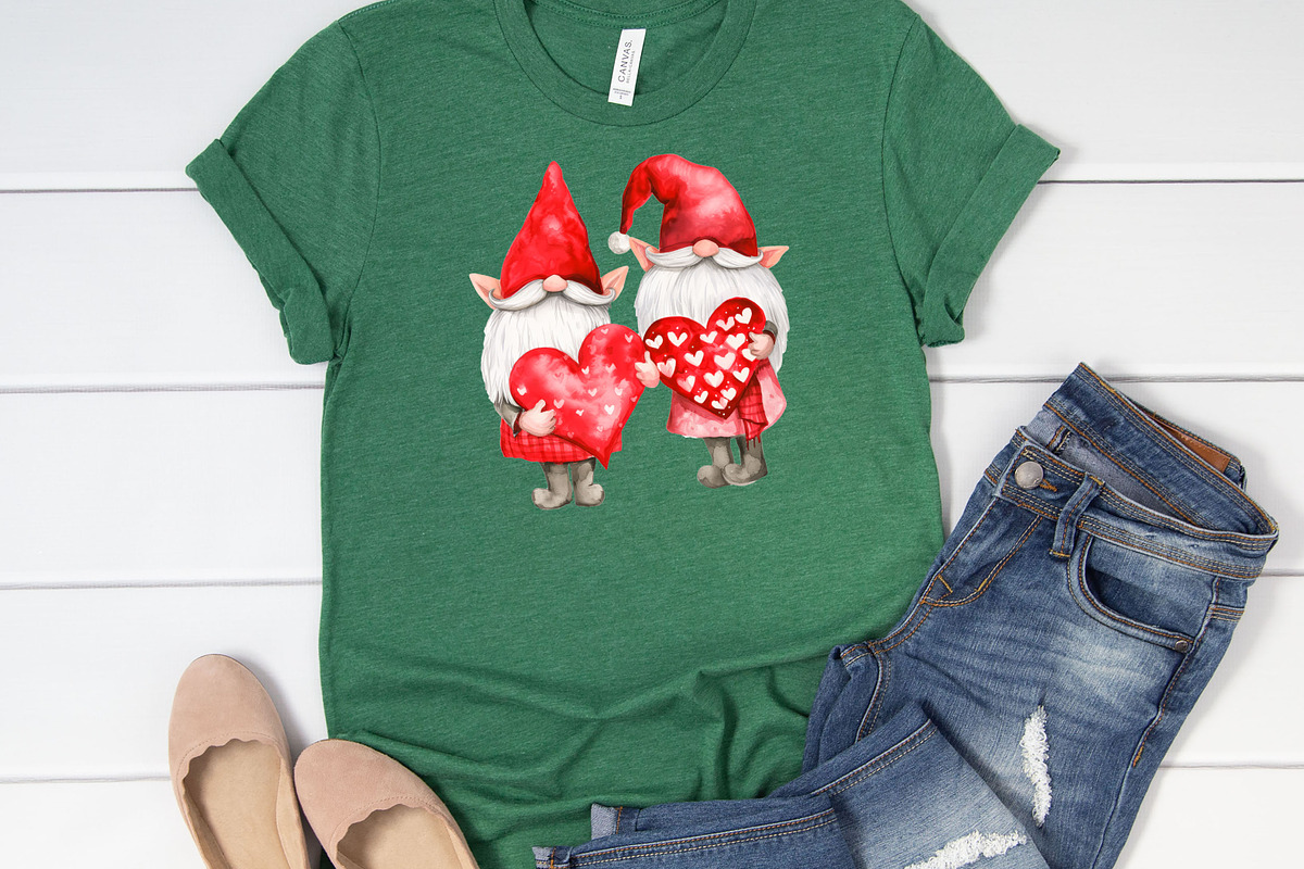 Love Gnomes Clipart Valentine's Day, a Seasonal Illustration by VetalStock (Photo 2 of 6)