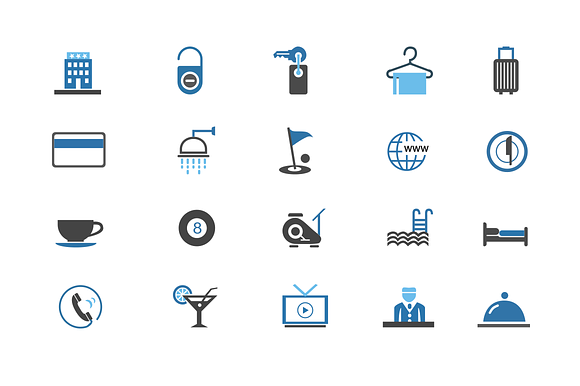 20 Hotel Icons