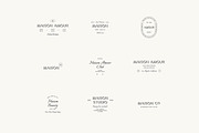 Maison Minimal Logo Kit Ai Eps Psd, a Branding & Logo Template by Feel This (Thumbnail 4 of 13)