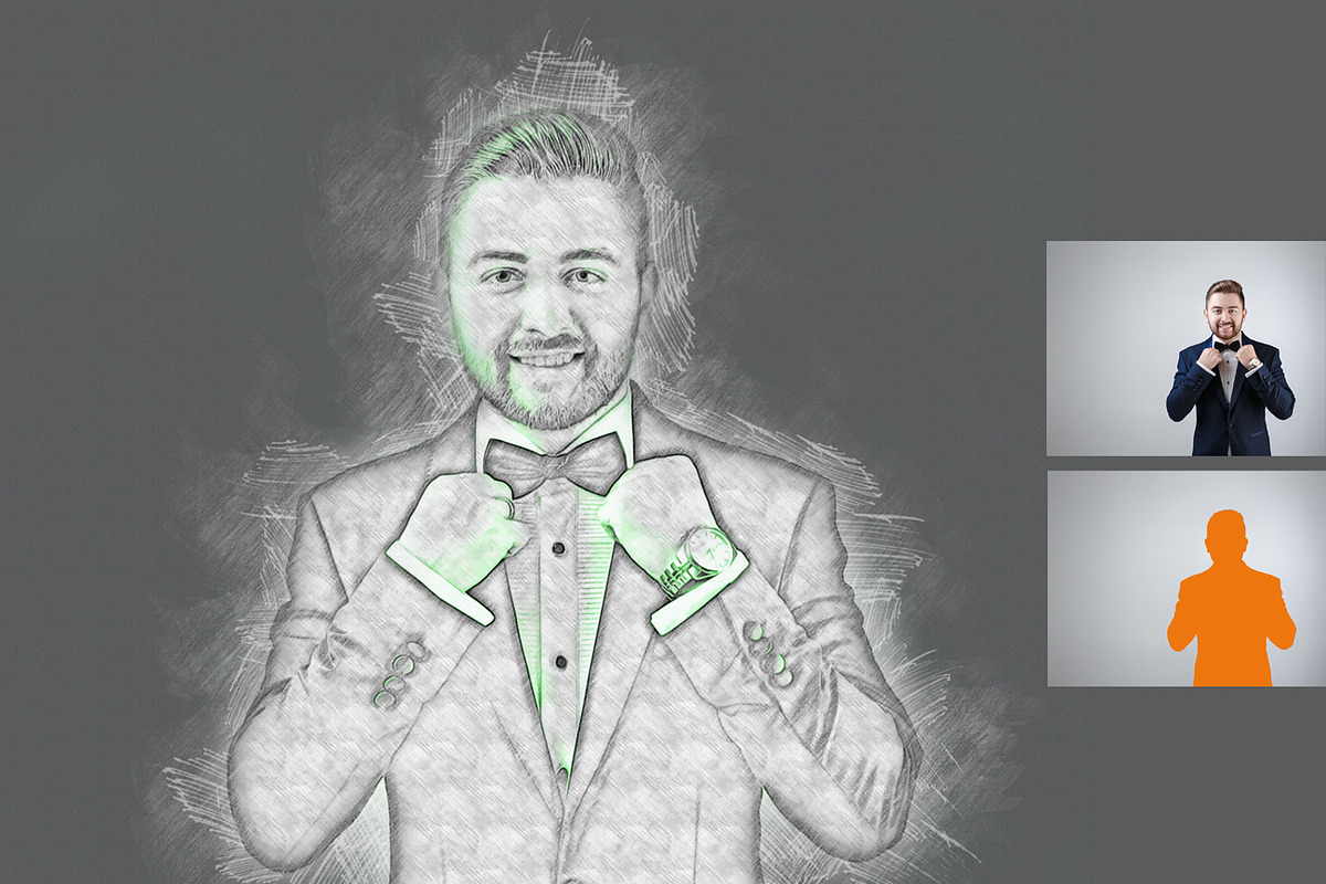 Incredible Glow Sketching Effects, an Action Add-On by MRI STUDIO (Photo 19 of 20)