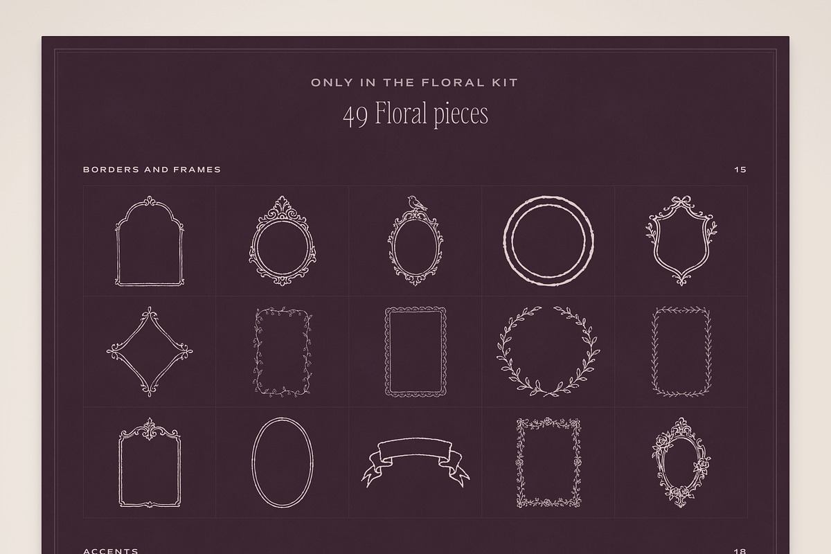 Floral Wedding Invite & Sign Creator, an Object Graphic by The October Creative (Photo 11 of 22)