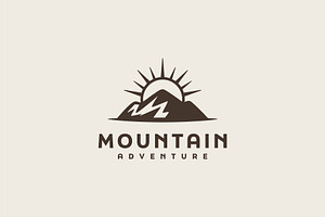 Mountain Logo Outdoor Adventure