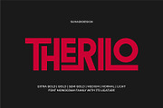 Therilo - Sans Serif Monogram Font, a Sans Serif Font by suhadidesign (Thumbnail 1 of 15)