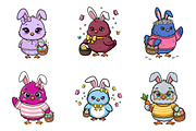 100 Kawaii Easter Chicks Transparent, an Object Graphic by XPERTDESIGNER (Thumbnail 9 of 18)