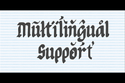 Eticav- Handwritten Blackletter Font, a Blackletter Font by Lurinzu Studios (Thumbnail 2 of 10)