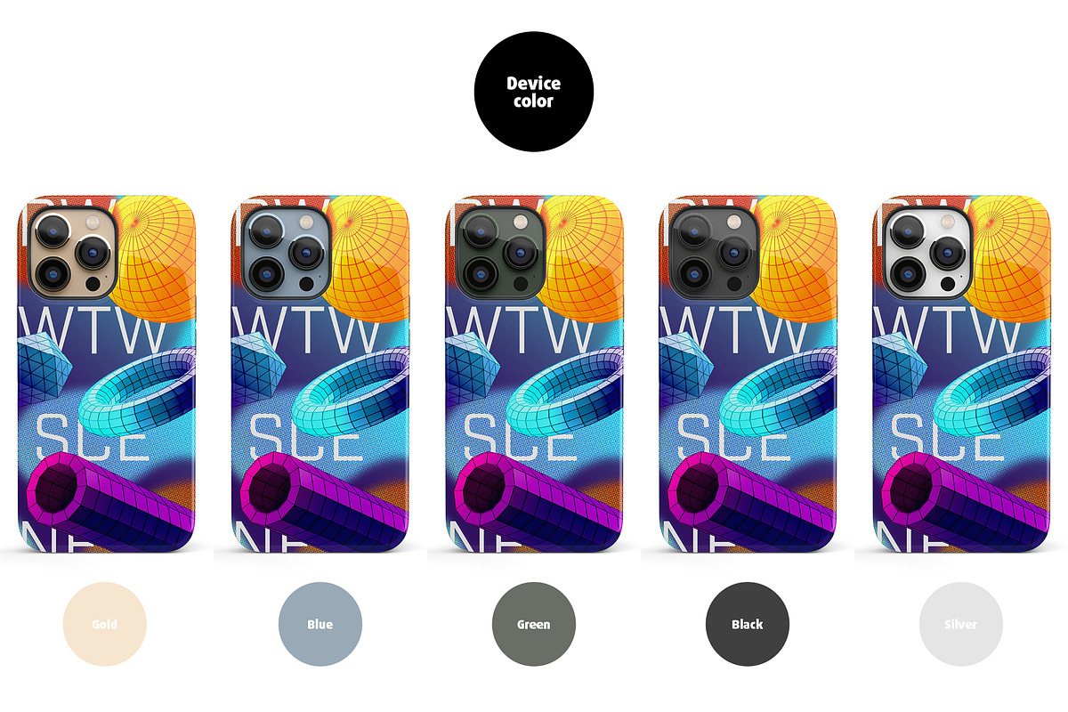 Phone 13 Pro Tough case Mock-up, an iPhone Mockup by Colatudo Store (Photo 8 of 10)