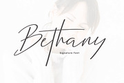 New Bethany Script, a Script Font by mightype (Thumbnail 1 of 8)
