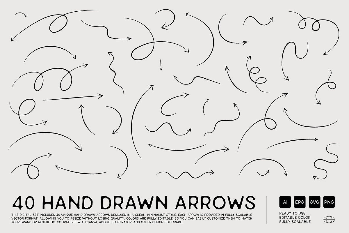 Scribbles: Arrows, Lines & Shapes, an Object Graphic by May Motif (Photo 2 of 8)