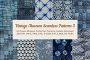 vintage fabric seamless pattern 3, a Pattern Graphic by ARTOZEN DIGITAL (Thumbnail 1 of 10)