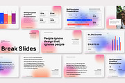 Texture Gradient PowerPoint Template, a Presentation Template by Premast (Thumbnail 3 of 4)