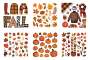 Cozy Fall Set - 15 PNG, EPS, SVG, a Seasonal Illustration by Whimsy Brush Studio (Thumbnail 4 of 9)