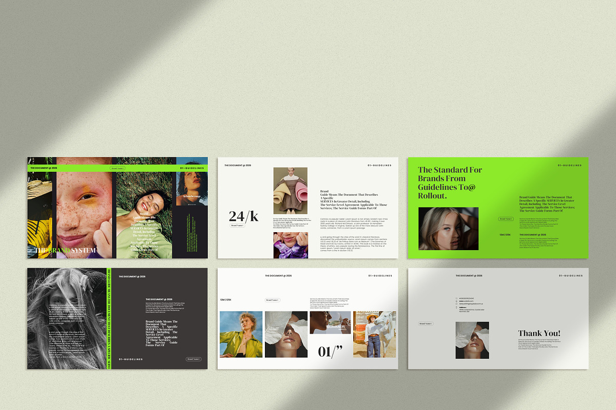 Oasis / Brand Portfolio Template, a Presentation Template by Studio Industry (Photo 9 of 10)