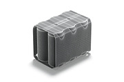 White Six 550ml Can Pack 3D Model, an Object 3D Model by rebrandy (Thumbnail 9 of 9)