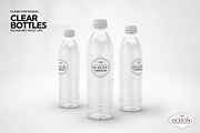 Clear Bottles Packaging Mockup, a Product Mockup by INCDesign (Thumbnail 4 of 7)