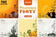 Floral Halloween Frames, an Illustration by TAlex (Thumbnail 1 of 6)