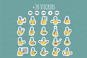 Guide Character Poses, an Education Illustration by Palau (Thumbnail 9 of 9)