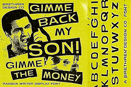 Ransom Writer Display Font