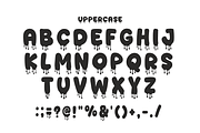 Spooky Season - Halloween Drip Font, a Sans Serif Font by KiddoGlyphs Studio (Thumbnail 6 of 6)