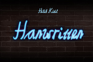 Hilih Ktil - Latin Handwritten Font