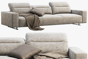 BoConcept Hampton 3-seater sofa, a Furniture 3D Model by 3dmitruk