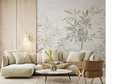 Garden Retreat botanical wall mural, a Wallpaper Graphic by Timofi Art (Thumbnail 7 of 15)