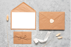 Wedding invitation card template