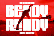 Beady Ready - Bold Display Font, a Sans Serif Font by PutraCetol Studio (Thumbnail 1 of 11)