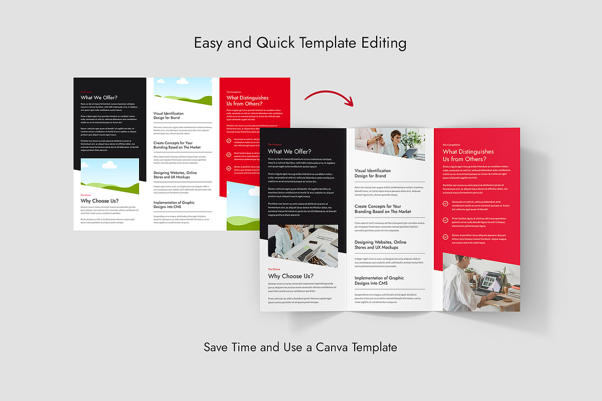 Branding Agency Brochure Trifold, a Brochure Template by artbart (Photo 9 of 9)