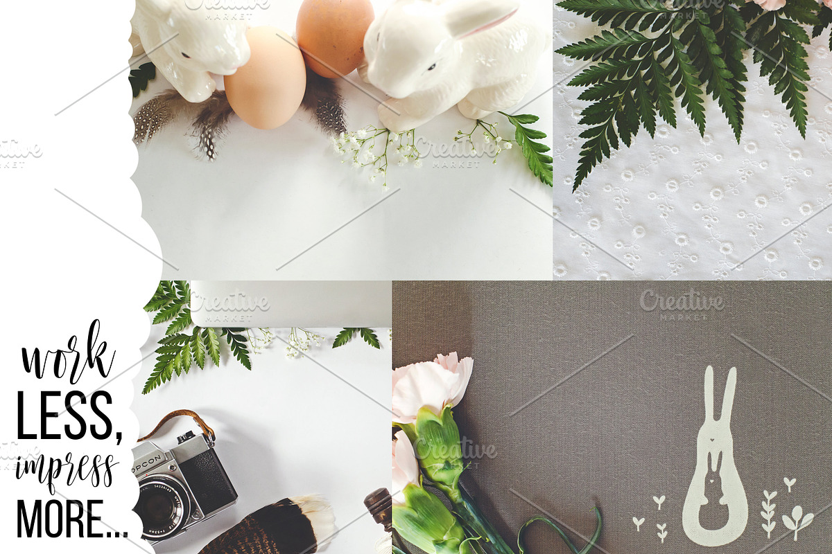 Dumb Bunny Easter Stock Photography, a Mockup by Ashley Alexandra Design (Photo 7 of 10)
