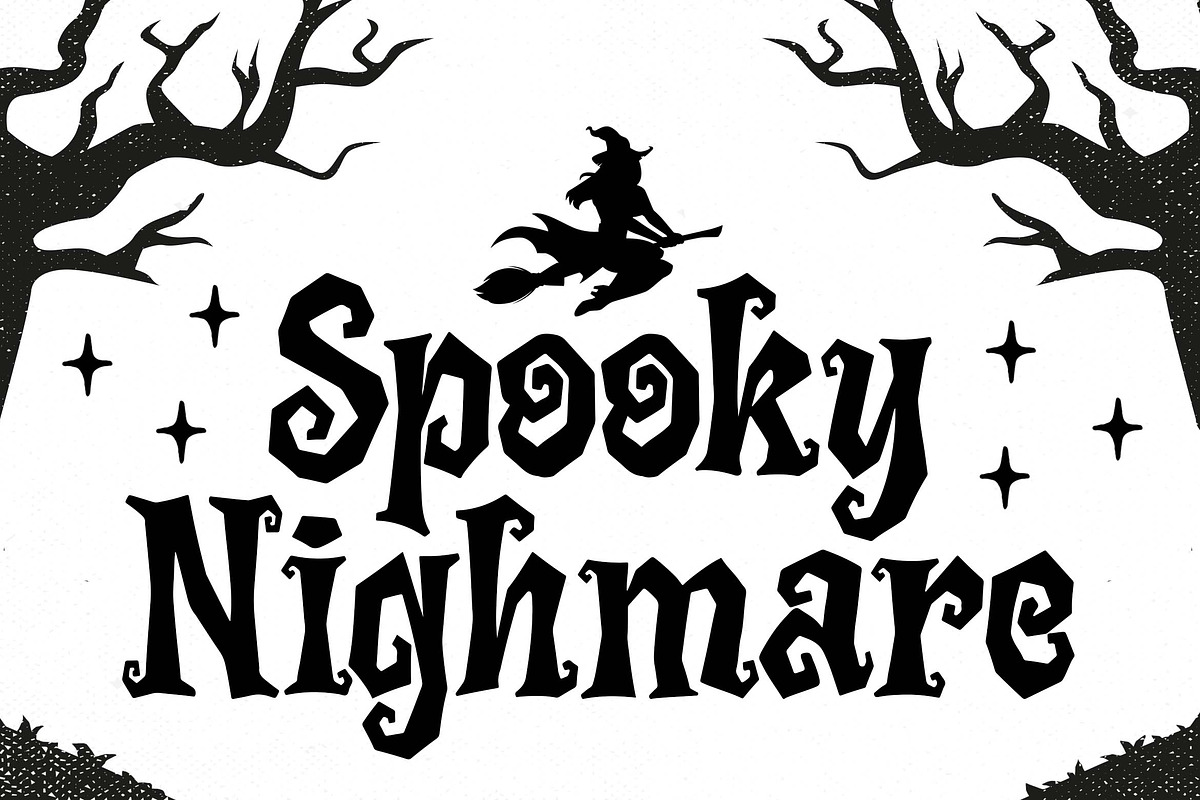 Night Tickle a Horror Playful Font, a Font by Blankids Studio (Photo 3 of 10)