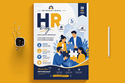 International HR Day Flyer, a Flyer Template by MightyDesign (Thumbnail 1 of 8)