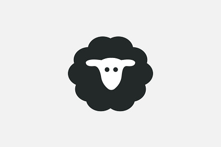 Sheep logo template, a Branding & Logo Template by templatedaily.net