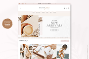 Shopify Theme - Neutral Beige, a Shopify Template by Macarons and Mimosas (Thumbnail 1 of 7)