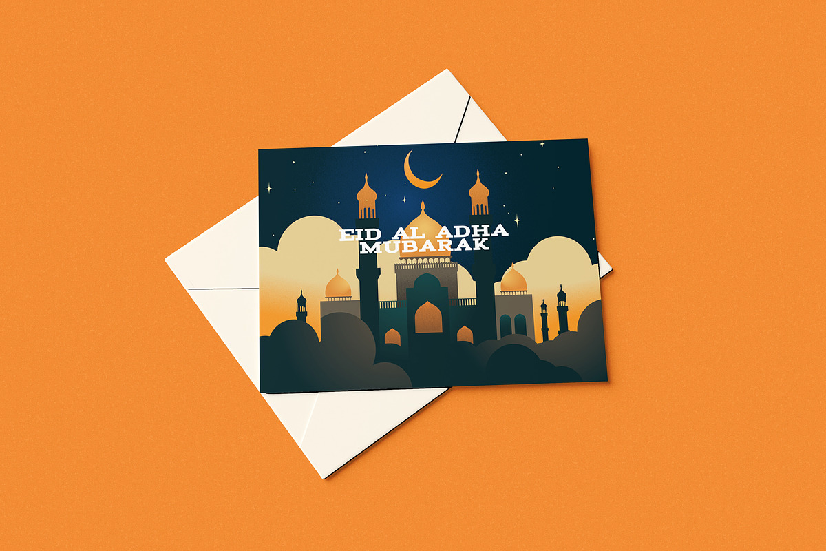 Islamic Greeting Vector Illustration, an Illustration by Decla Studio (Photo 3 of 3)